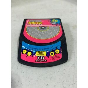 Vintage Rain-Blo Bubble Gum CD Player Novelty Candy Container Y2K Collectible